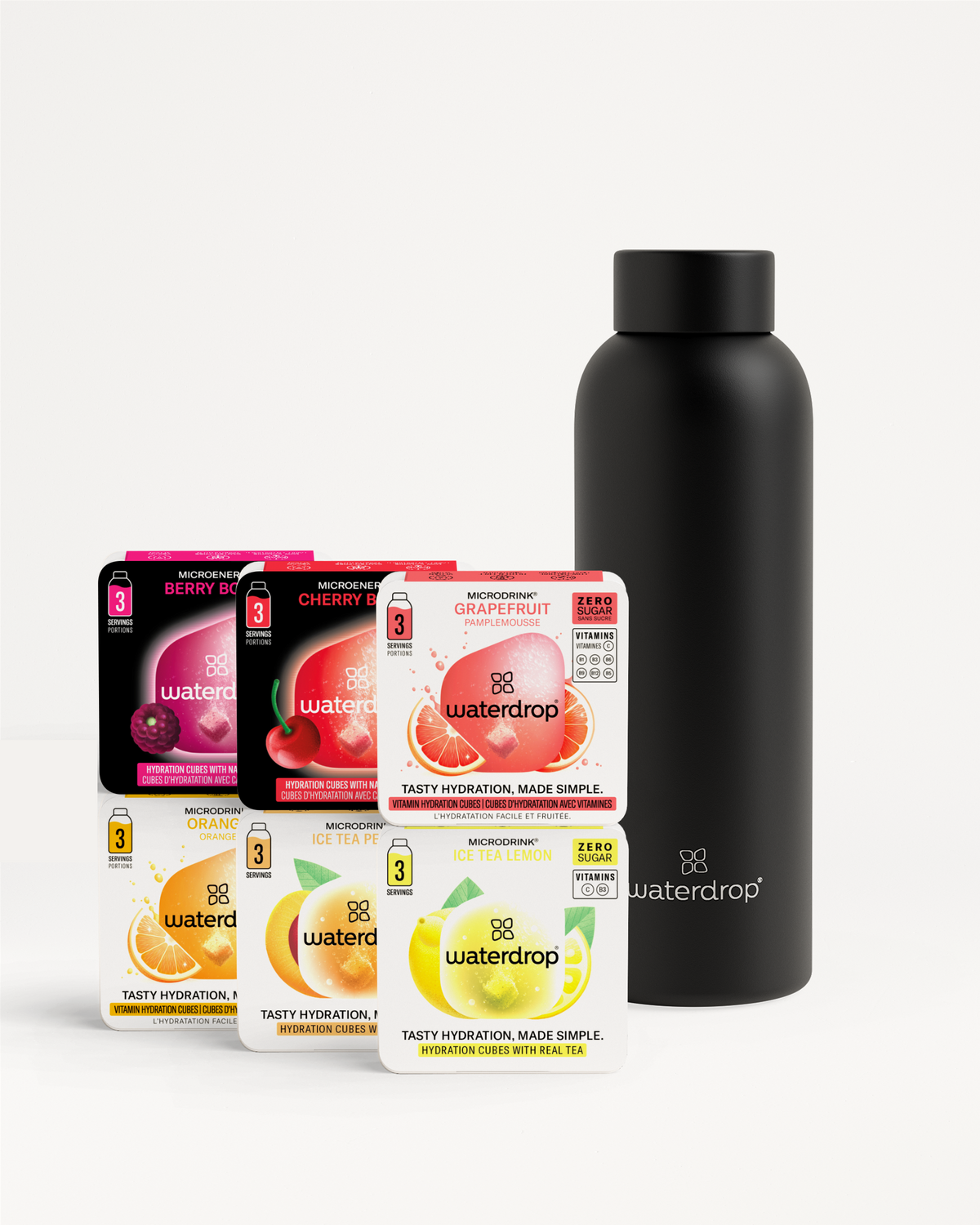 Zestaw Próbny ze Stalową Butelką Termiczna