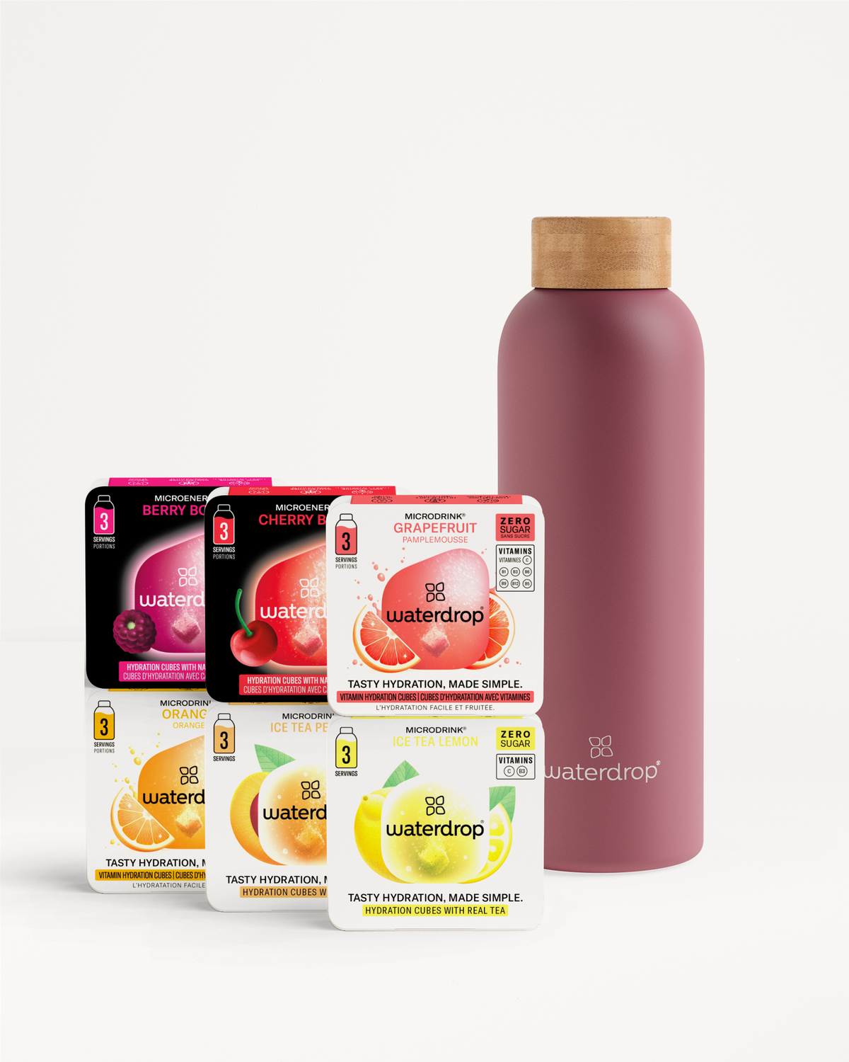 Zestaw Próbny ze Stalową Butelką Termiczna