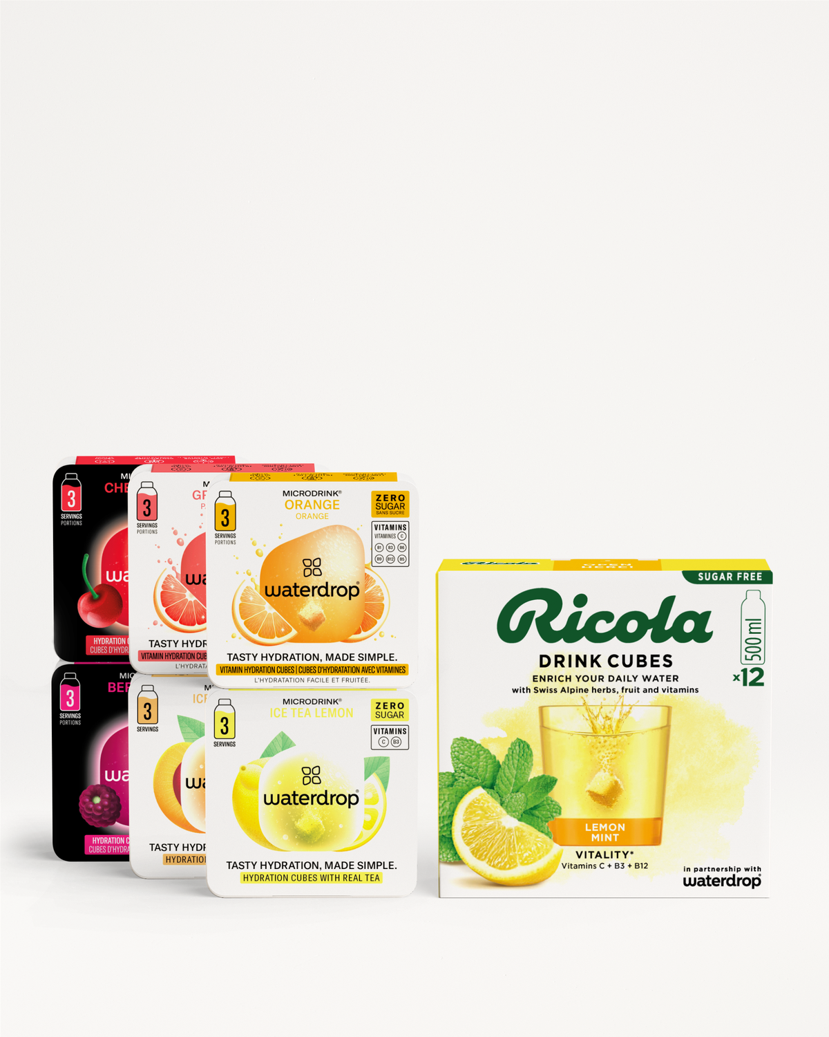 Zestaw Próbny waterdrop® x Ricola