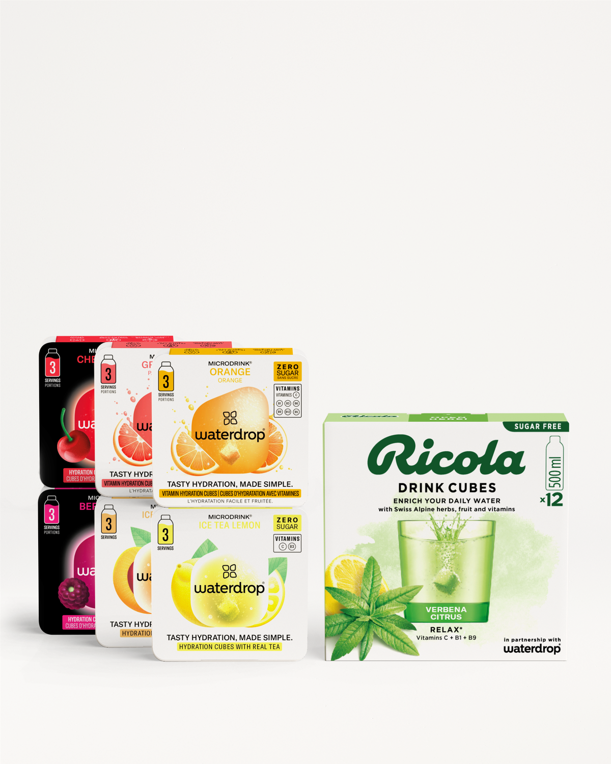 Zestaw Próbny waterdrop® x Ricola