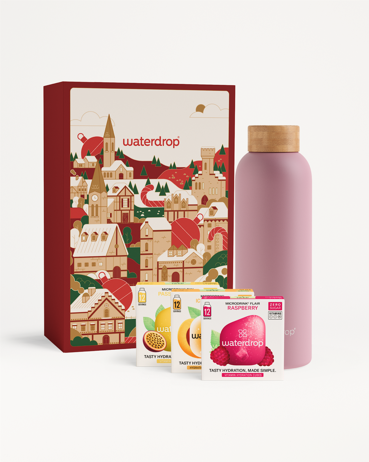 Świąteczny Zestaw ze Stalową Butelką