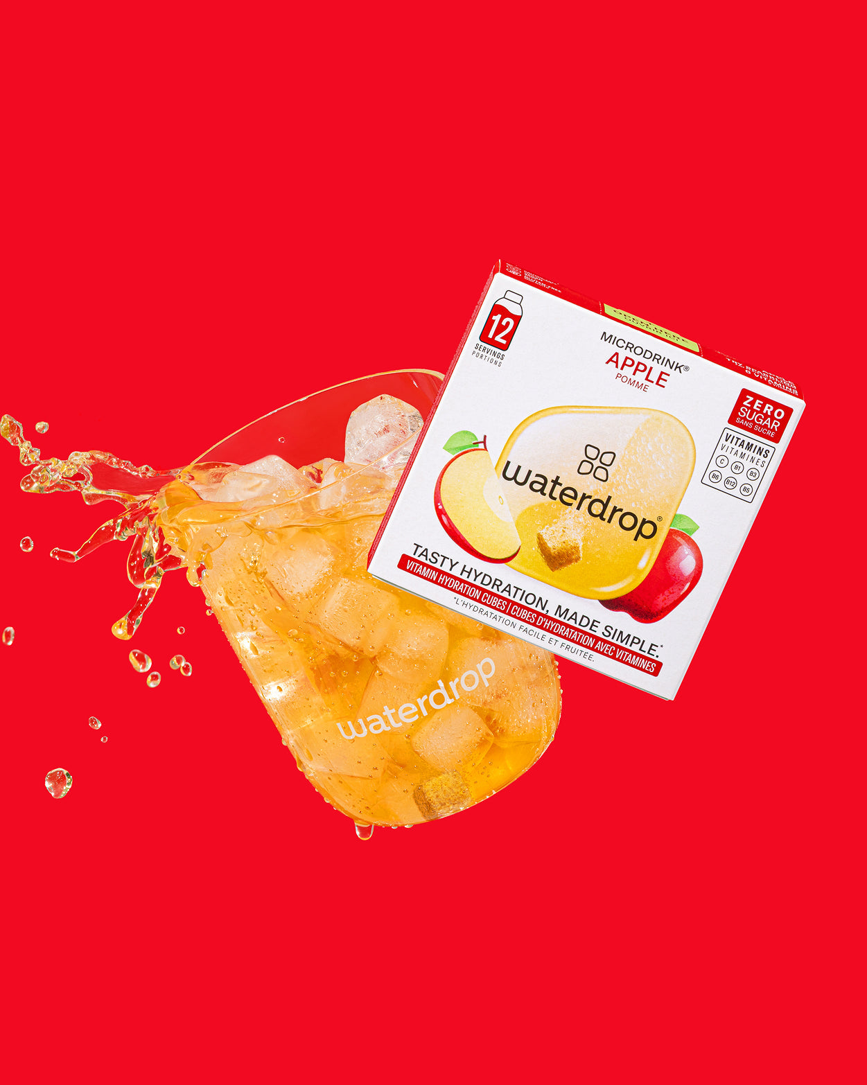 Christmas Explorer Bestseller Set with waterdrop® Apple Microdrink cubes.