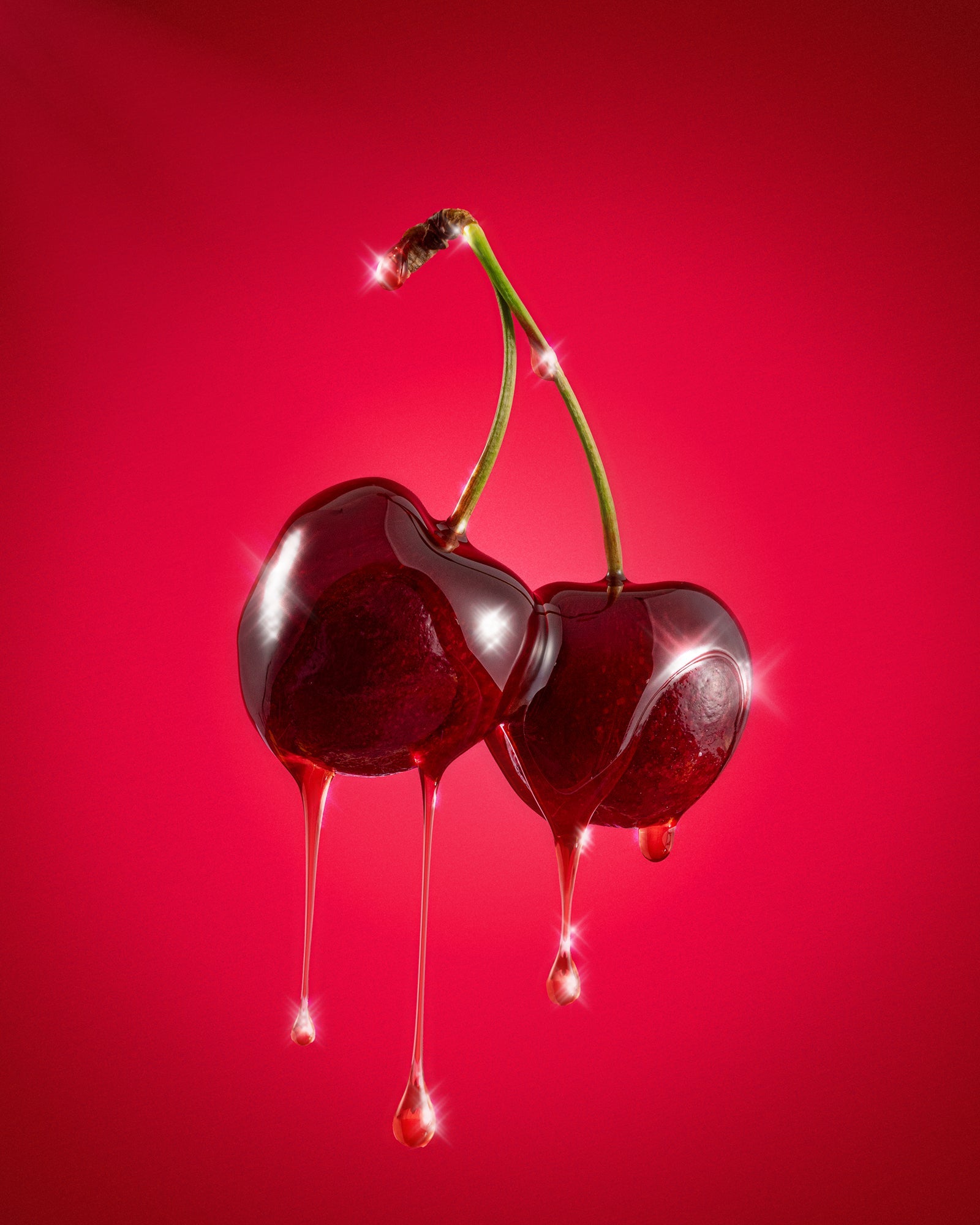 Szklana Butelka SOUR CHERRY