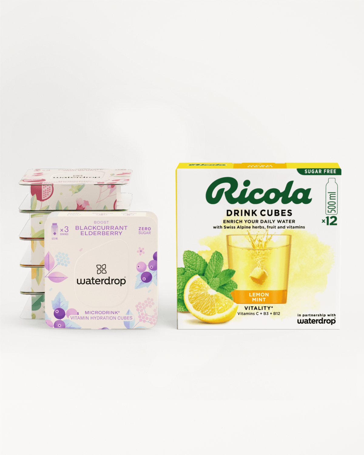 Zestaw Próbny waterdrop® x Ricola