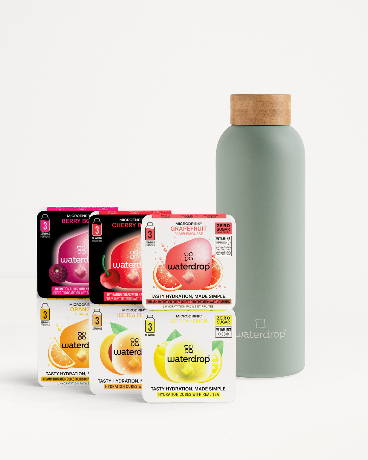 Zestaw Próbny ze Stalową Butelką Termiczna