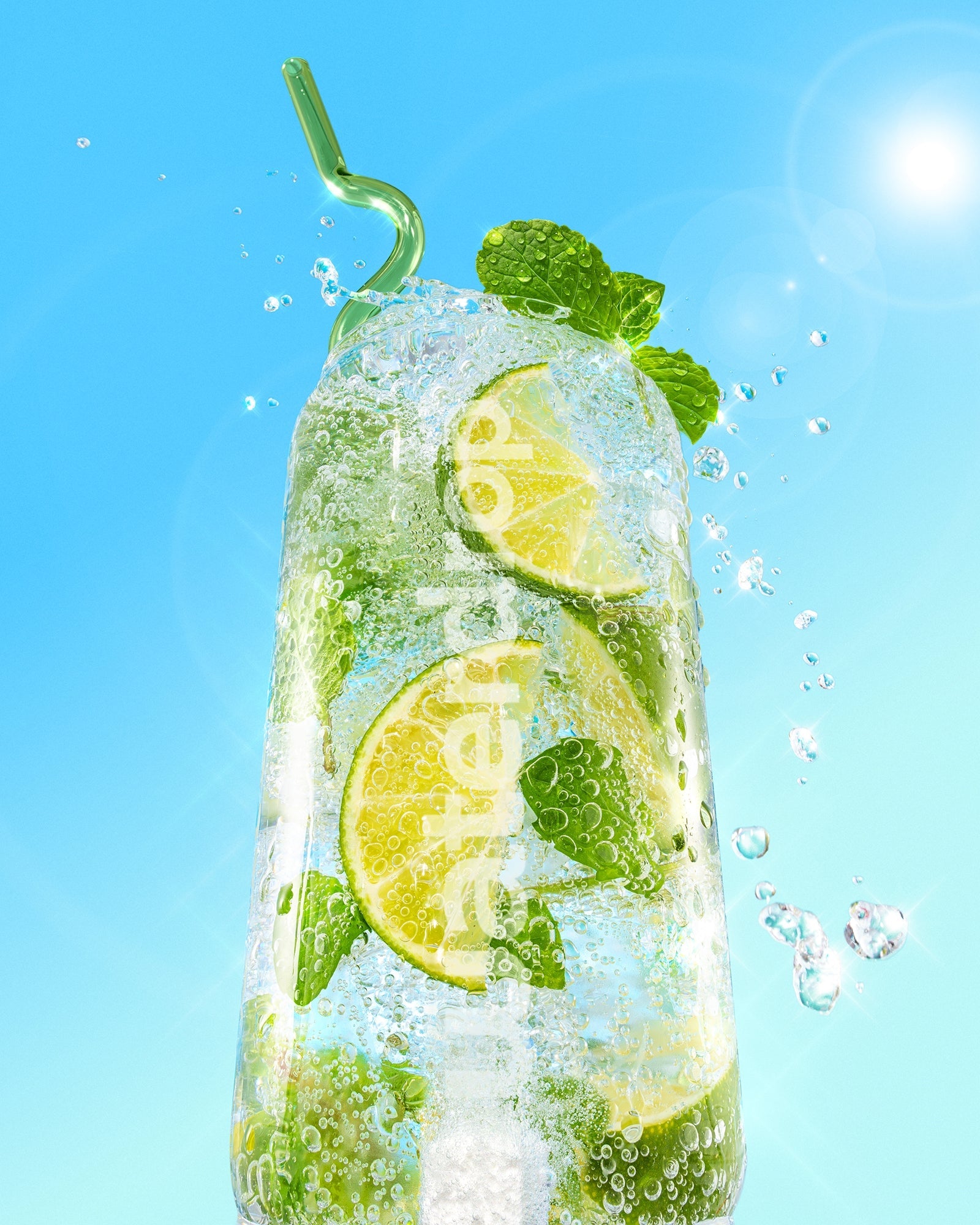 Szklane Słomki Mojito