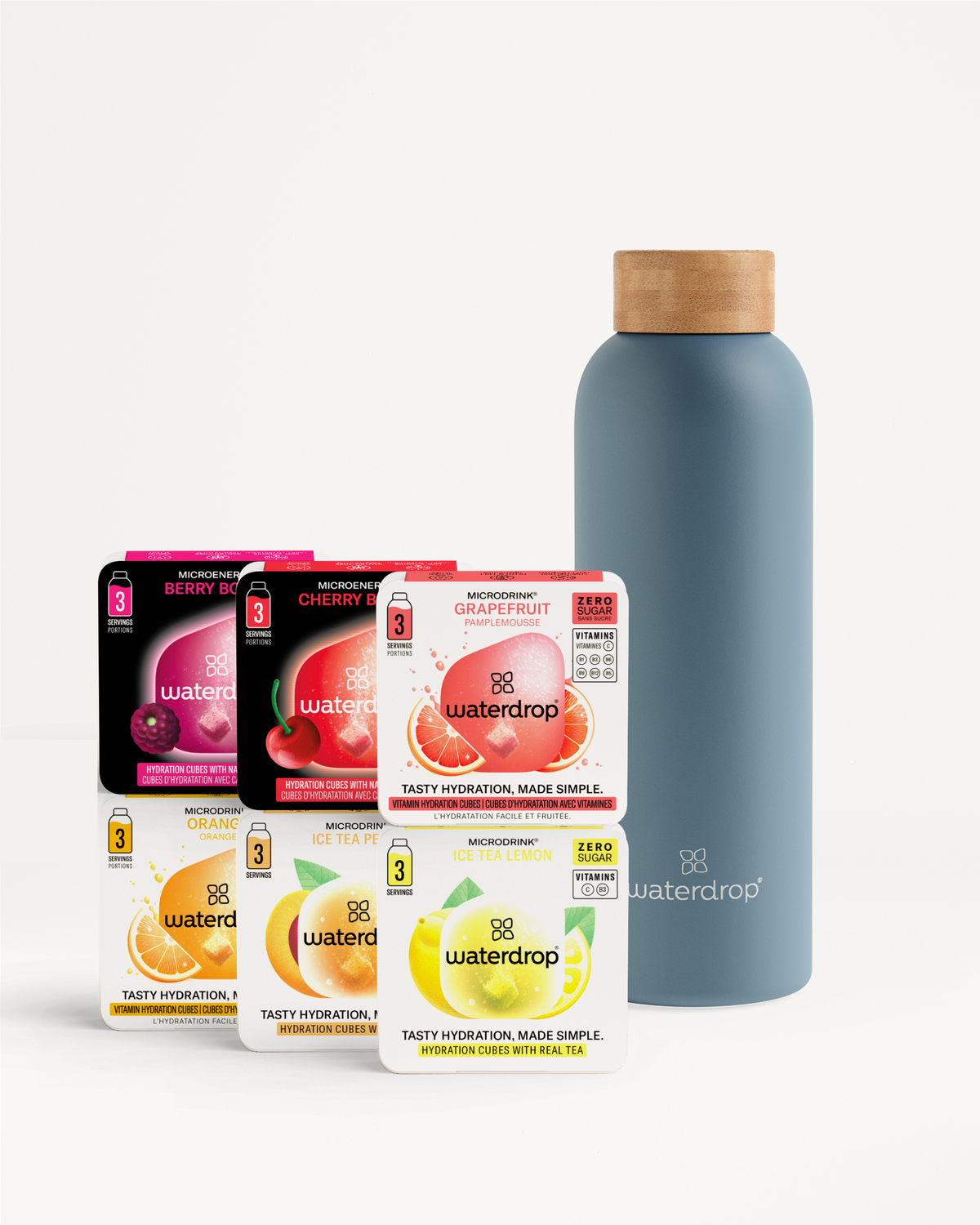 Zestaw Próbny ze Stalową Butelką Termiczna