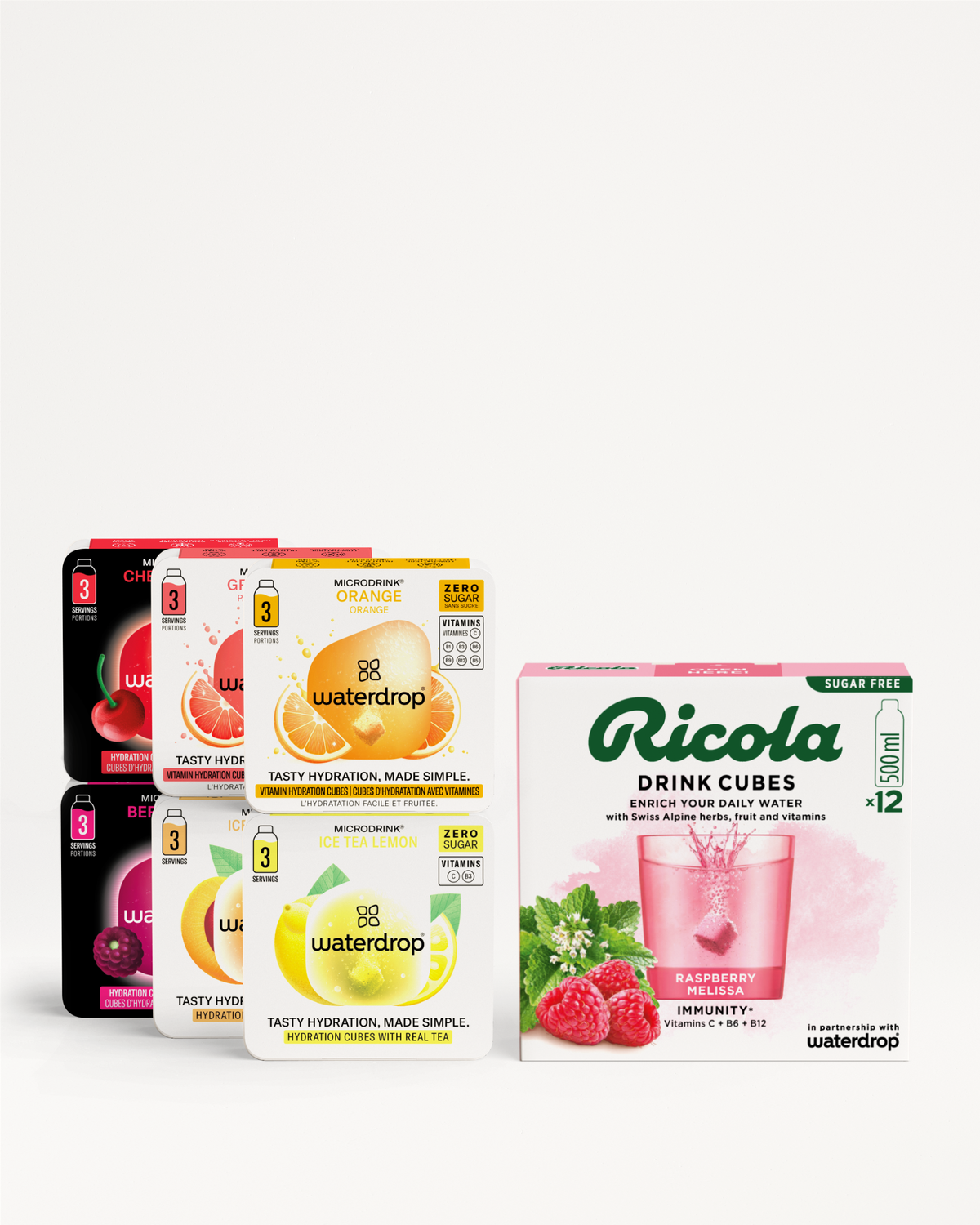 Zestaw Próbny waterdrop® x Ricola