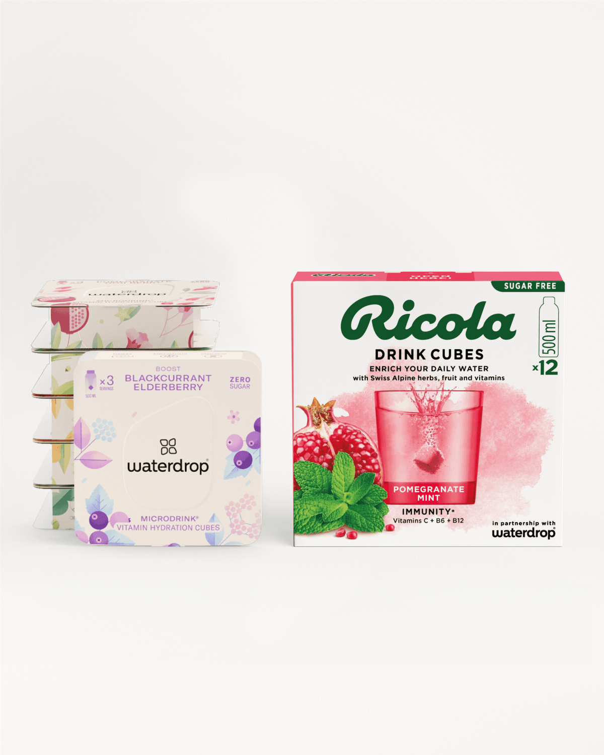 Zestaw Próbny waterdrop® x Ricola