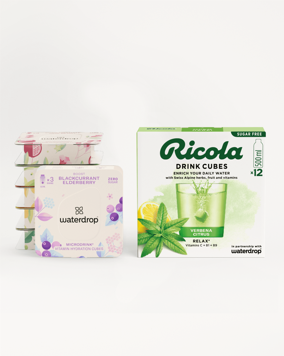 Zestaw Próbny waterdrop® x Ricola