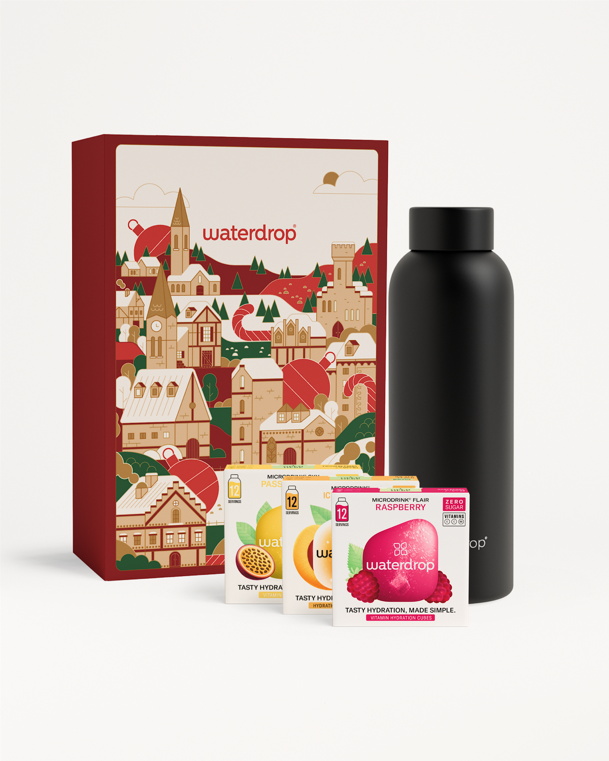 Świąteczny Zestaw ze Stalową Butelką